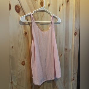 Lululemon pink thin tank top